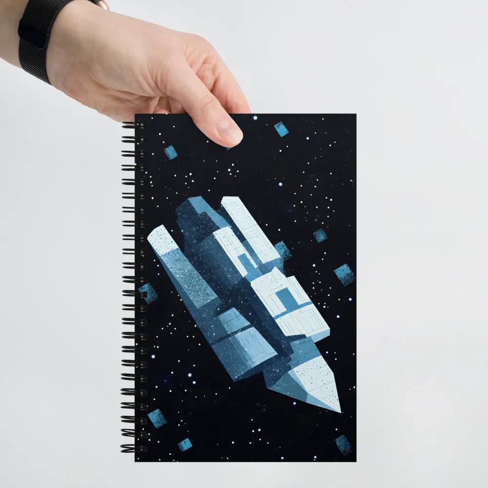 Drifting through the Cosmos | Spiral Notebook