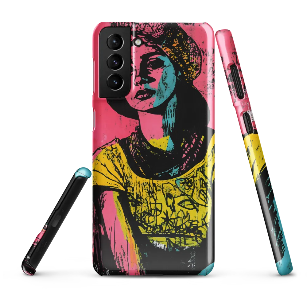 Urban Elegance: A Graffiti Portrait
