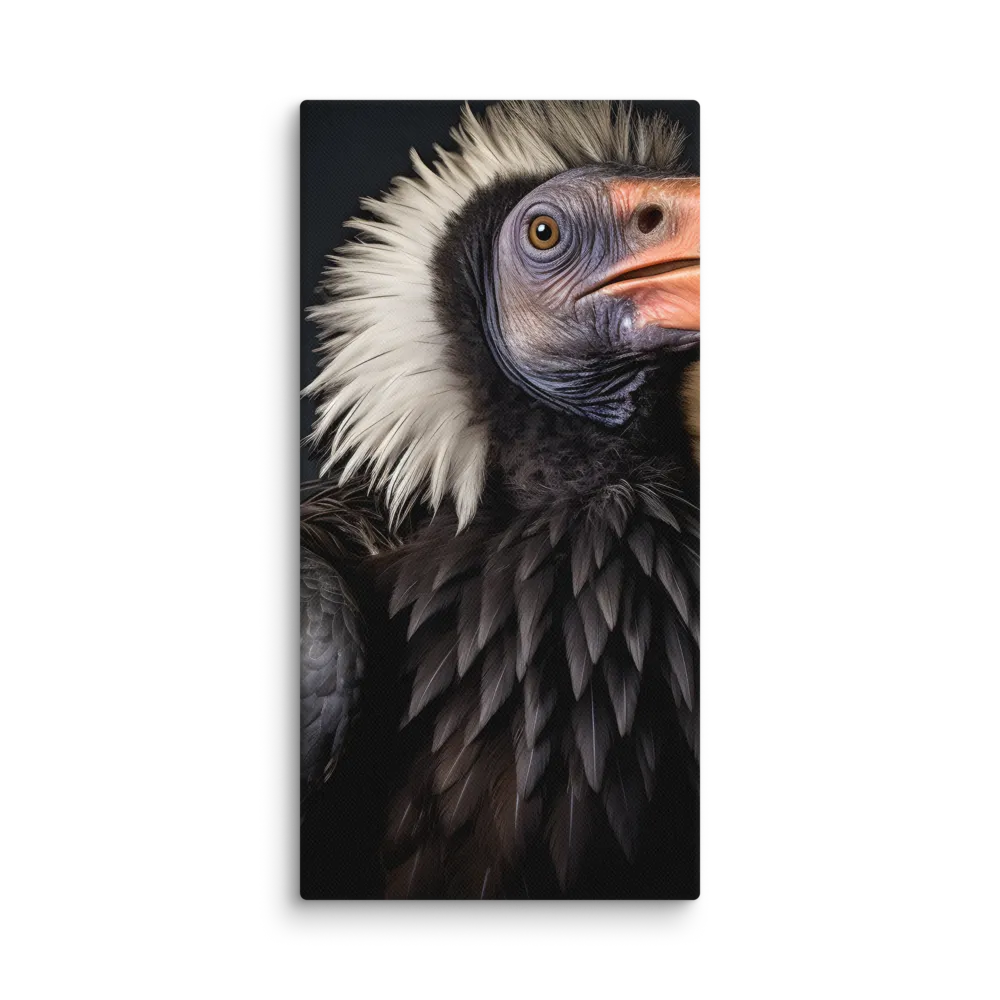 Majestic Vulture Portrait | Canvas | 10″×20″