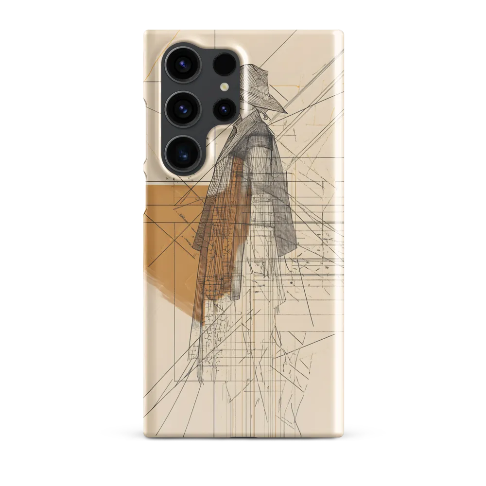Abstract Profile: A Minimalist Exploration | Phone Case |  S23 Ultra | Snap Case | Glossy