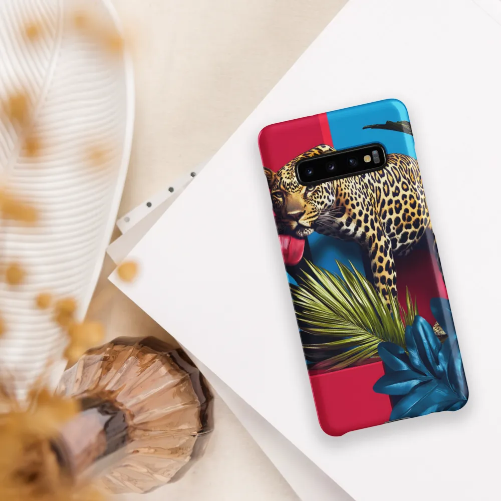Playful Leopard in Vibrant Paradise