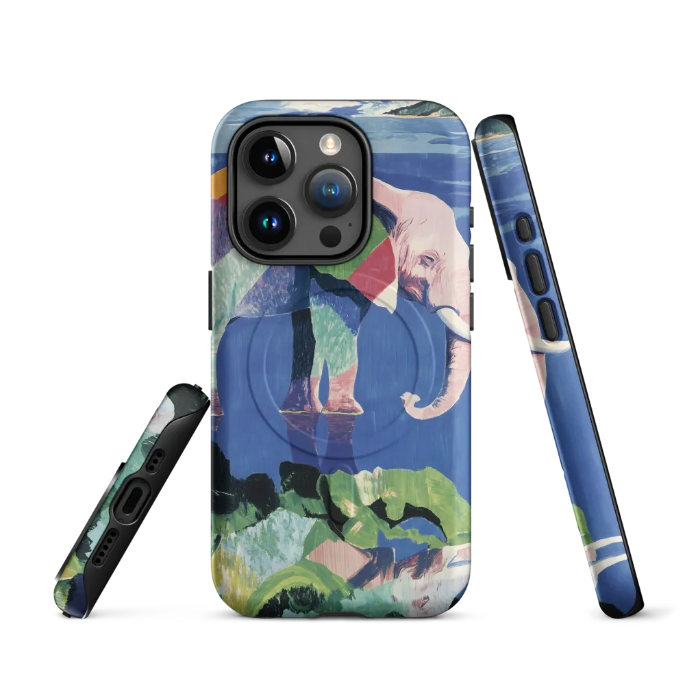 Serenity in Color: The Elephants of Reflection