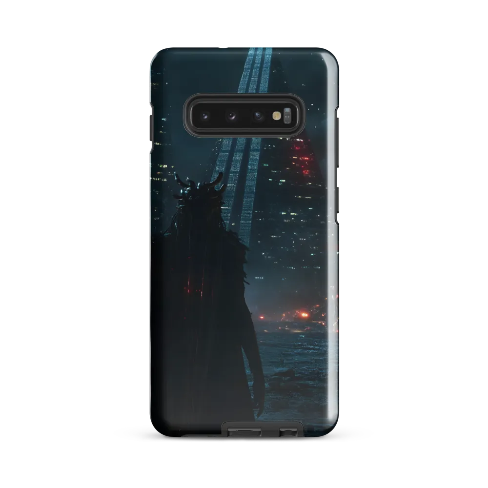 The Guardian of the Neon City | Phone Case |  S10 Plus | Tough Case | Glossy