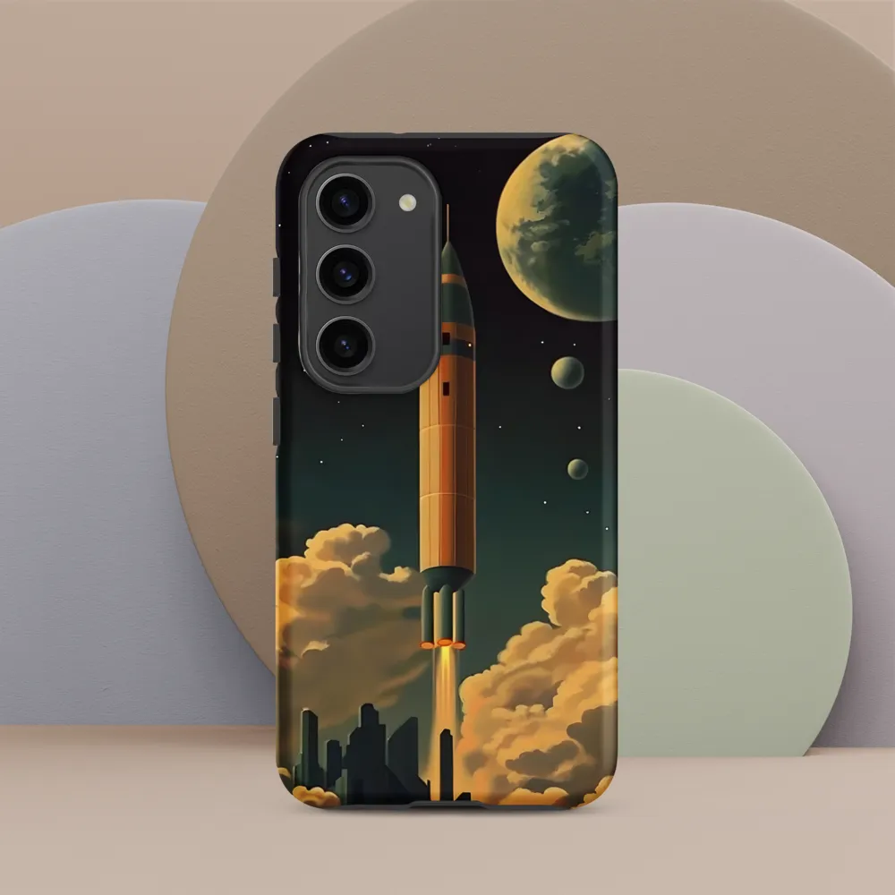 Journey Through the Cosmic Frontier | Phone Case |  S23 | Tough Case | Matte