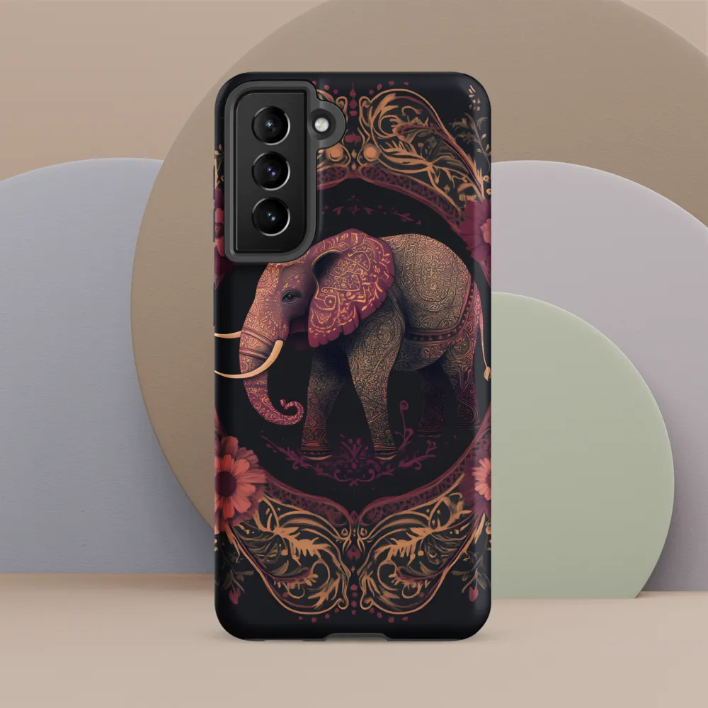 Regal Reverie: The Ornate Elephant | Phone Case |  S21 FE | Tough Case | Matte