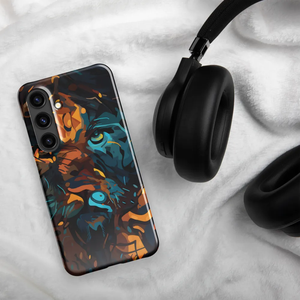Tropical Enigma: A Wildlife Quartet | Phone Case |  S24 | Snap Case | Glossy