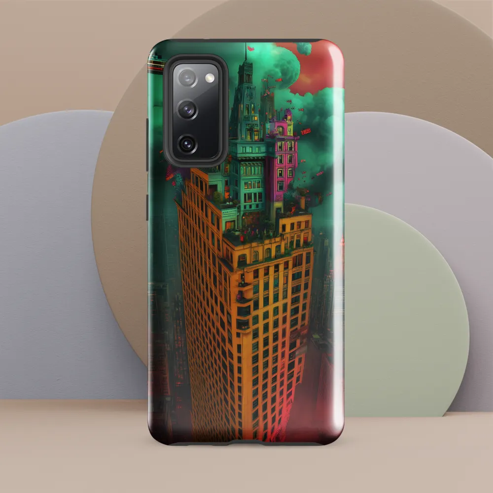 Architectural Dreams: A Surreal Cityscape | Phone Case |  S20 FE | Tough Case | Glossy