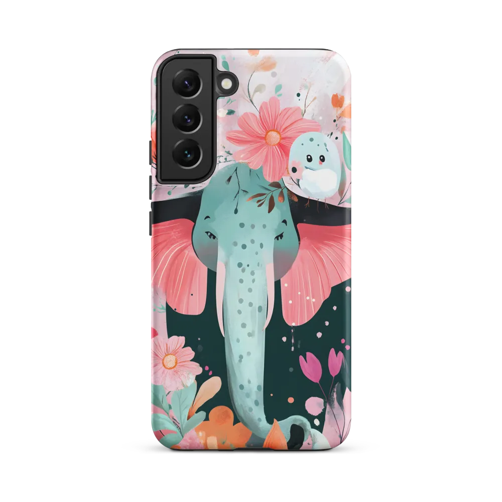 Whimsical Elephant in Bloom