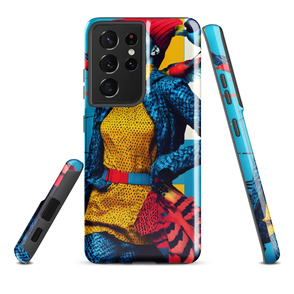 Vibrant Fusion of Nature and Fashion
