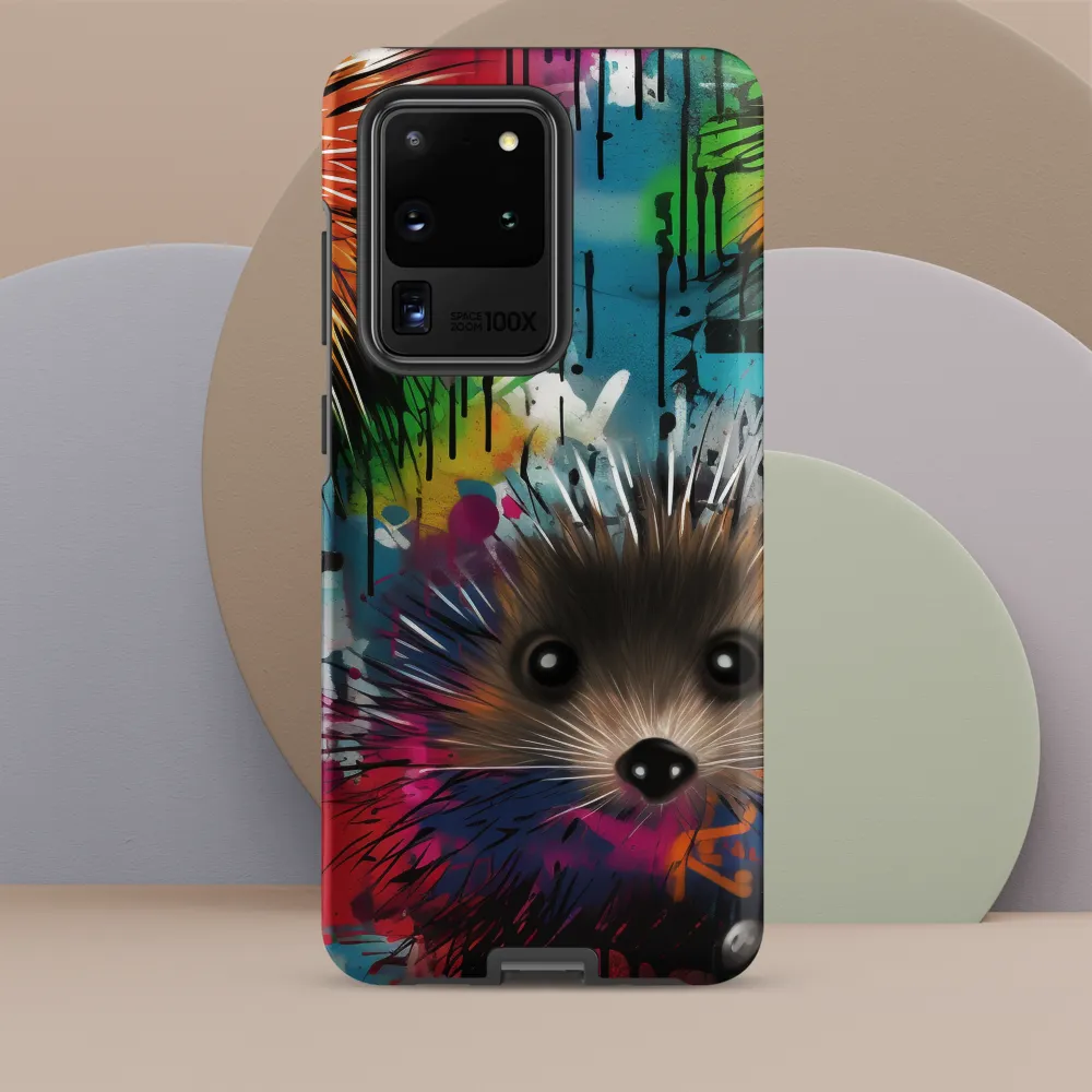 Whimsical Hedgehogs in a Kaleidoscopic Wonderland