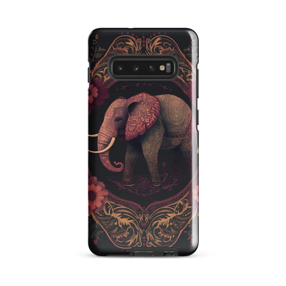 Regal Reverie: The Ornate Elephant | Phone Case |  S10 Plus | Tough Case | Glossy