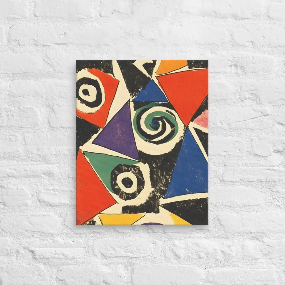 Dynamic Geometric Abstraction | Canvas | 16″×20″