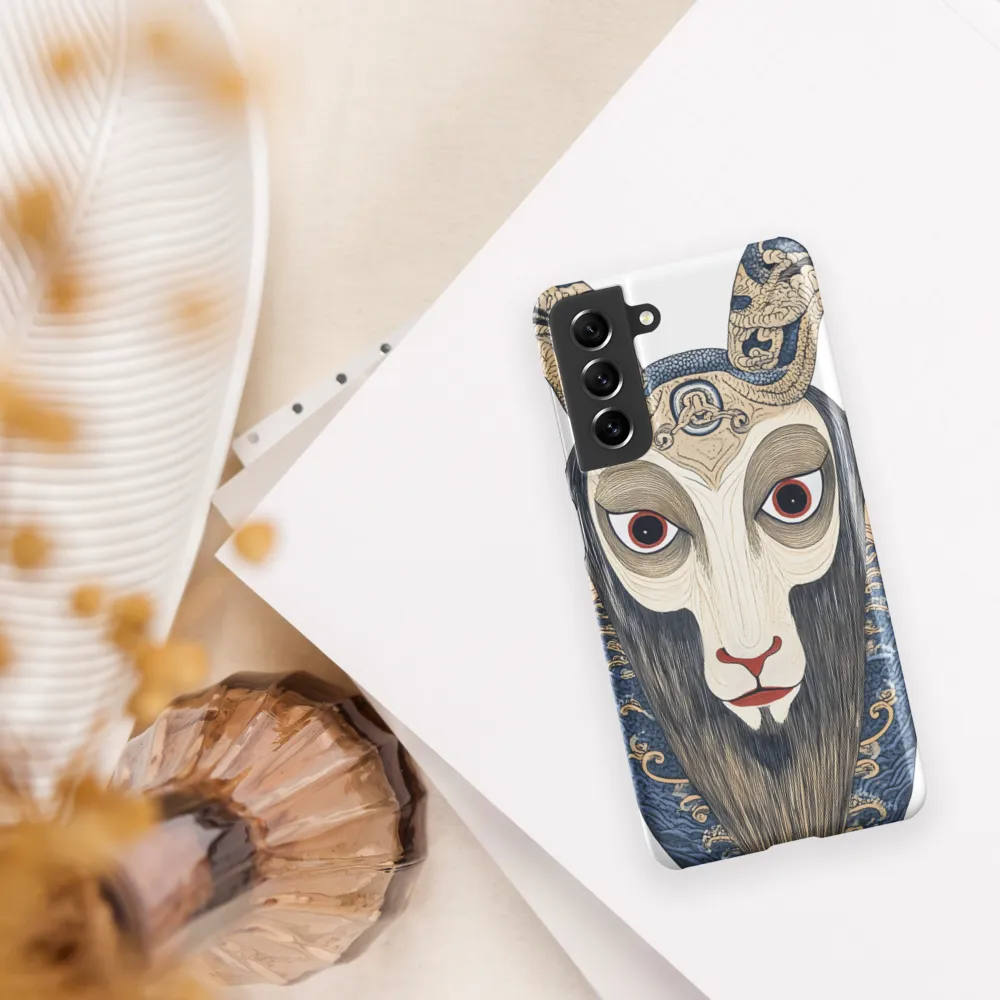 Ethereal Gaze of the Ram | Phone Case |  S21 | Snap Case | Matte