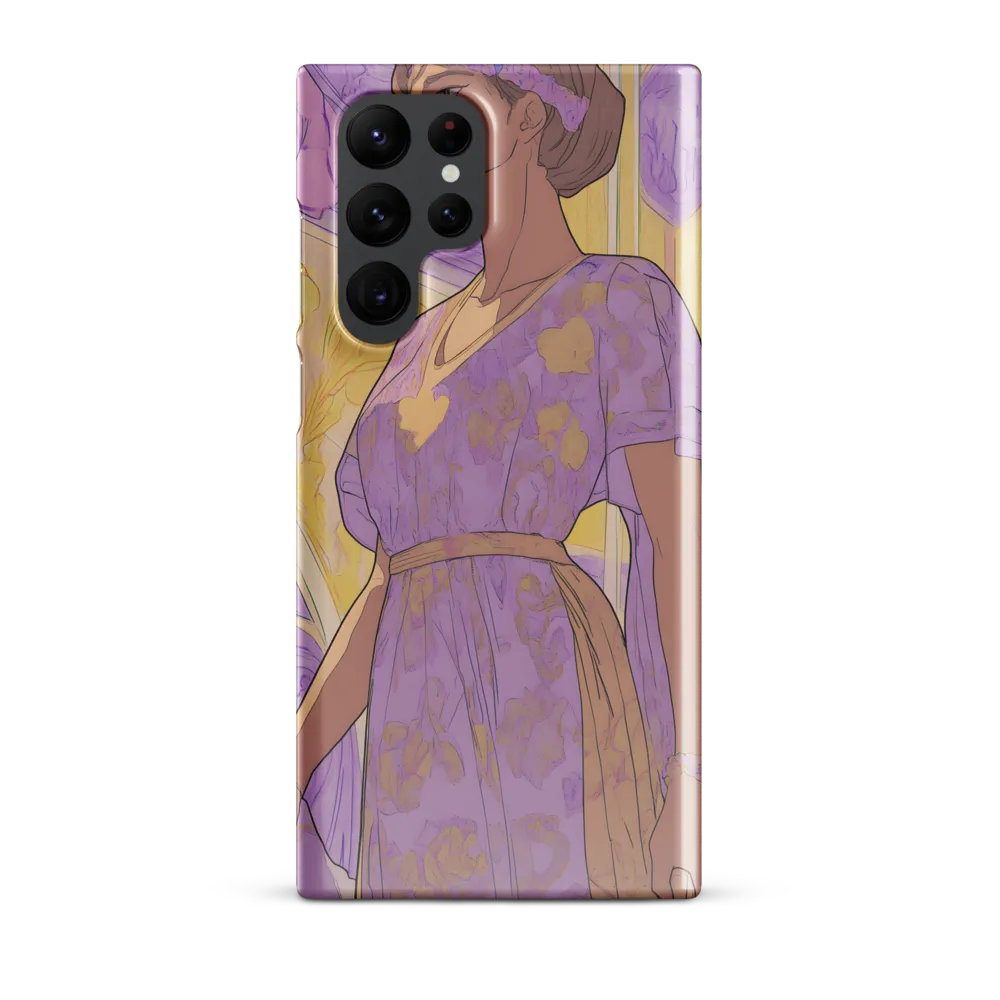 Elegance in Floral Harmony | Phone Case |  S22 Ultra | Snap Case | Glossy