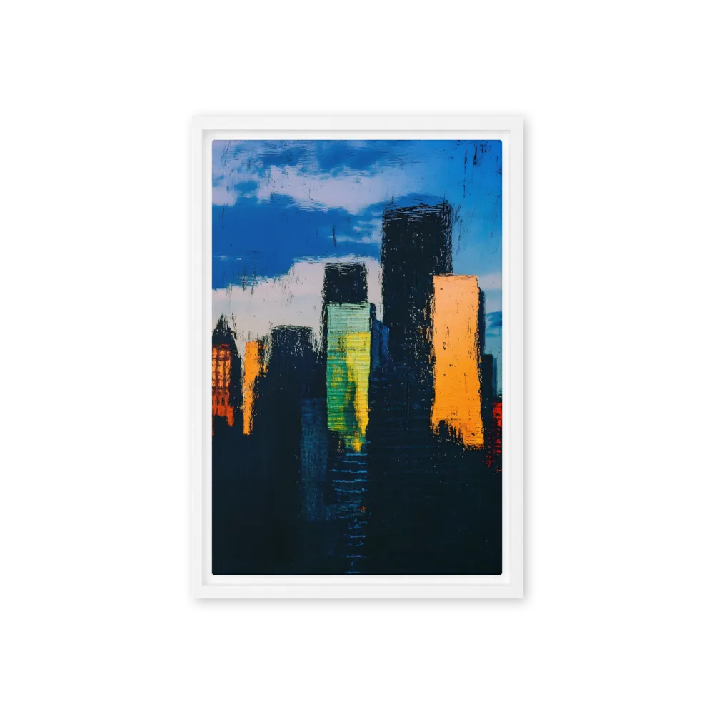 Reflections of Tranquility | Canvas with White Frame | 12″×18″