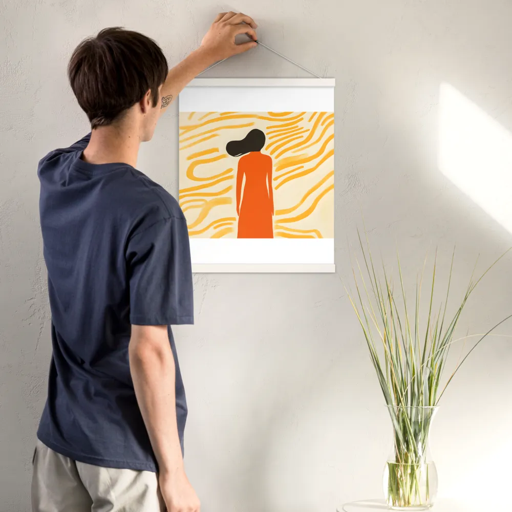 Connection to Serenity | Poster With White Wood Hanger | 16″×20″