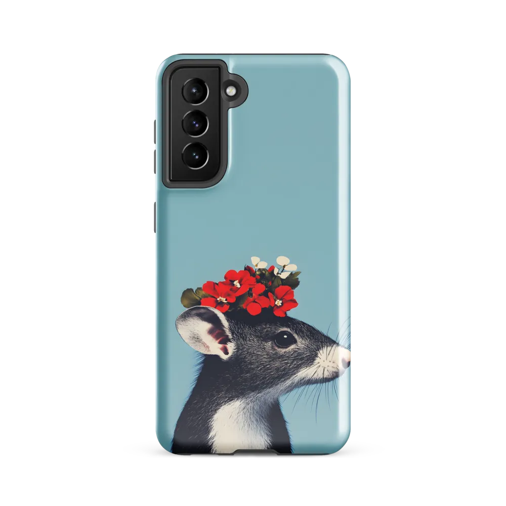 Whimsical Flora: A Mouse's Floral Crown