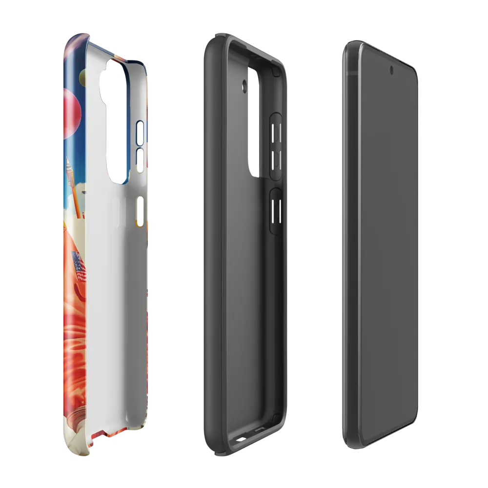 Journey Through the Cosmos | Phone Case |  S21 FE | Tough Case | Glossy