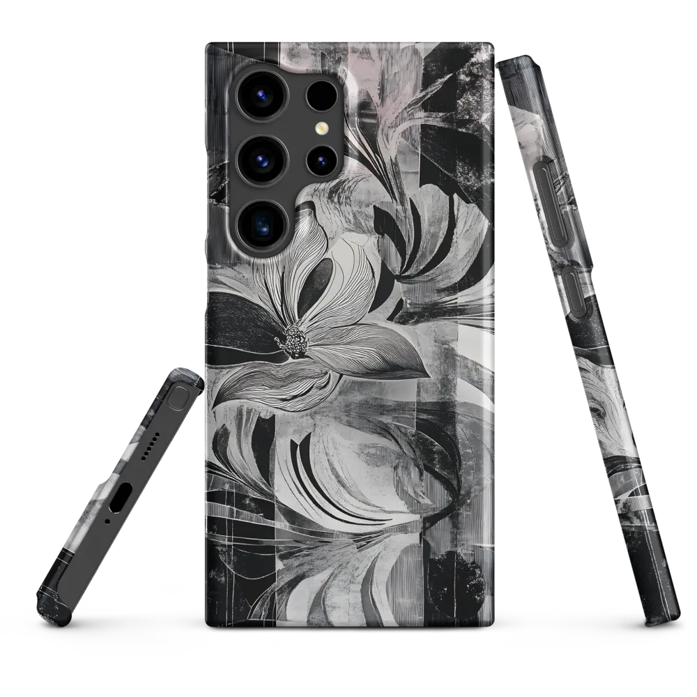 Floral Fusion in Monochrome