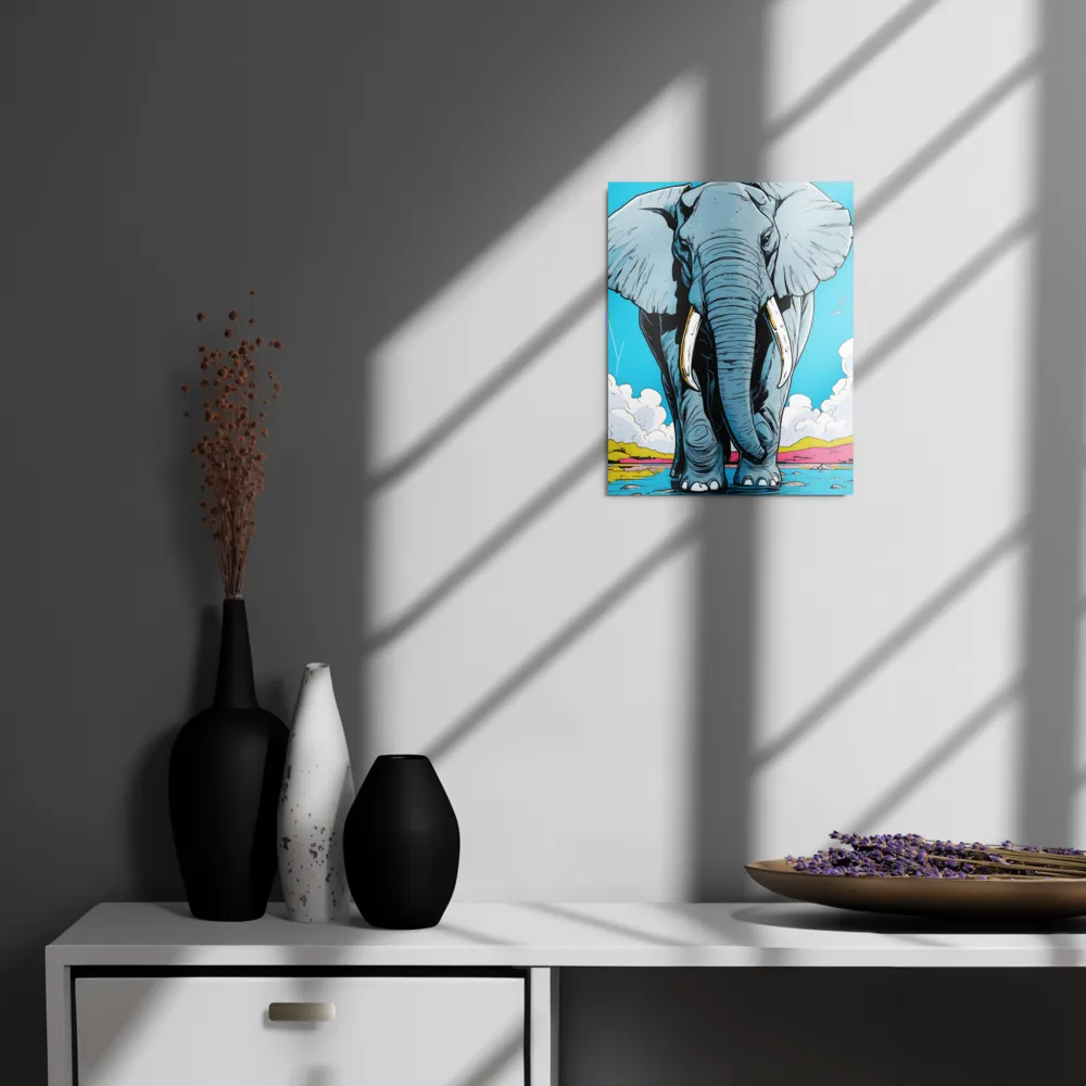 Majestic Presence: The Elephant | Metal Print | 11″×14″