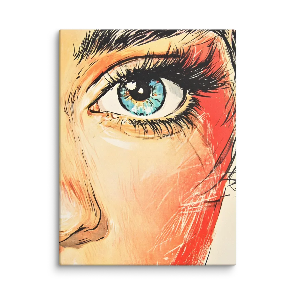 Gaze of Emotion | Canvas | 24″×32″