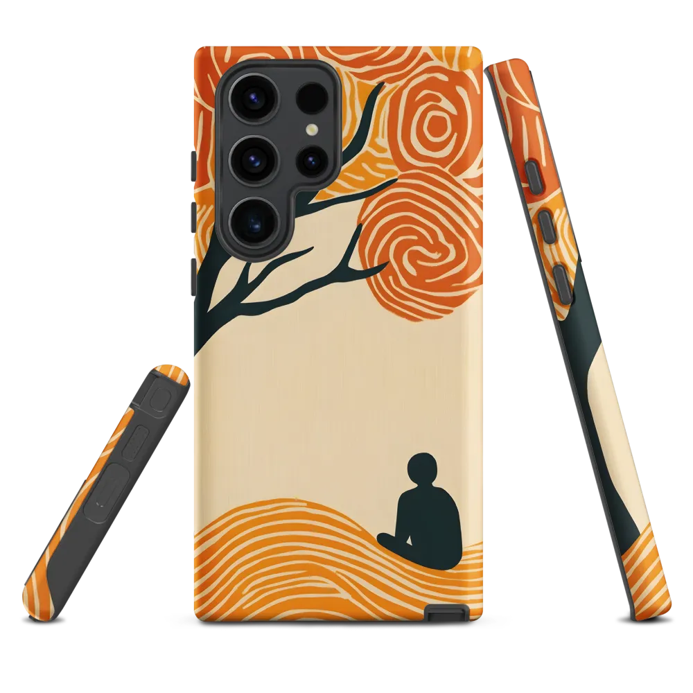 Silent Reflections under Swirling Leaves