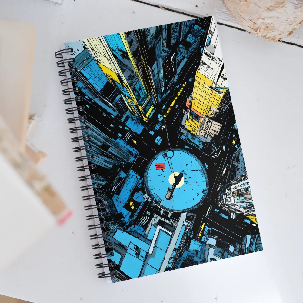 Time in the Urban Pulse | Spiral Notebook