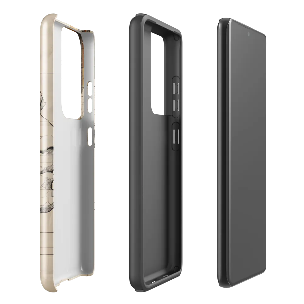 Geometric Reverie | Phone Case |  S21 Ultra | Tough Case | Glossy