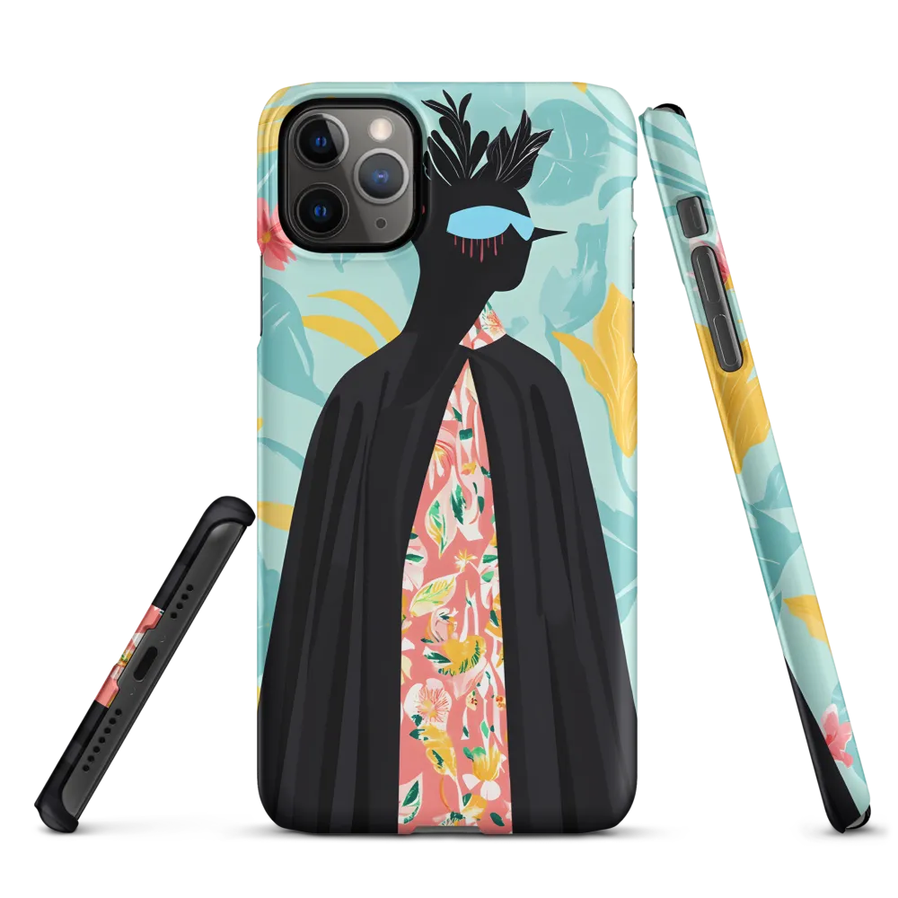 Silhouette with Floral Panel
