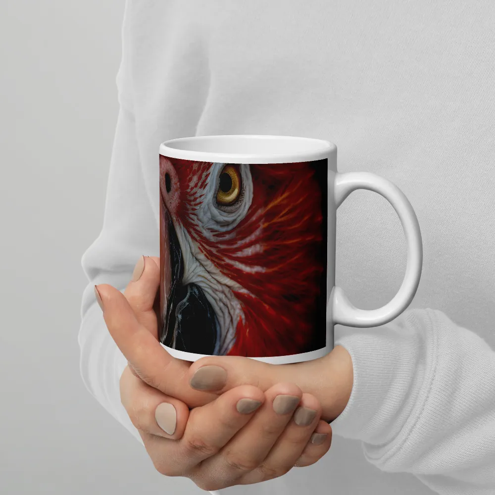 The Fiery Gaze of the Parrot | Mugs | Multiple Sizes & Colors