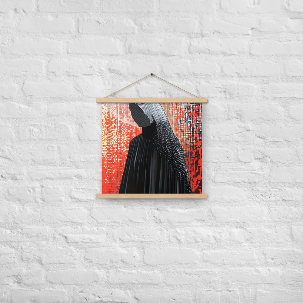 Veil of Modernity | Poster With Oak Wood Hanger | 18″×18″