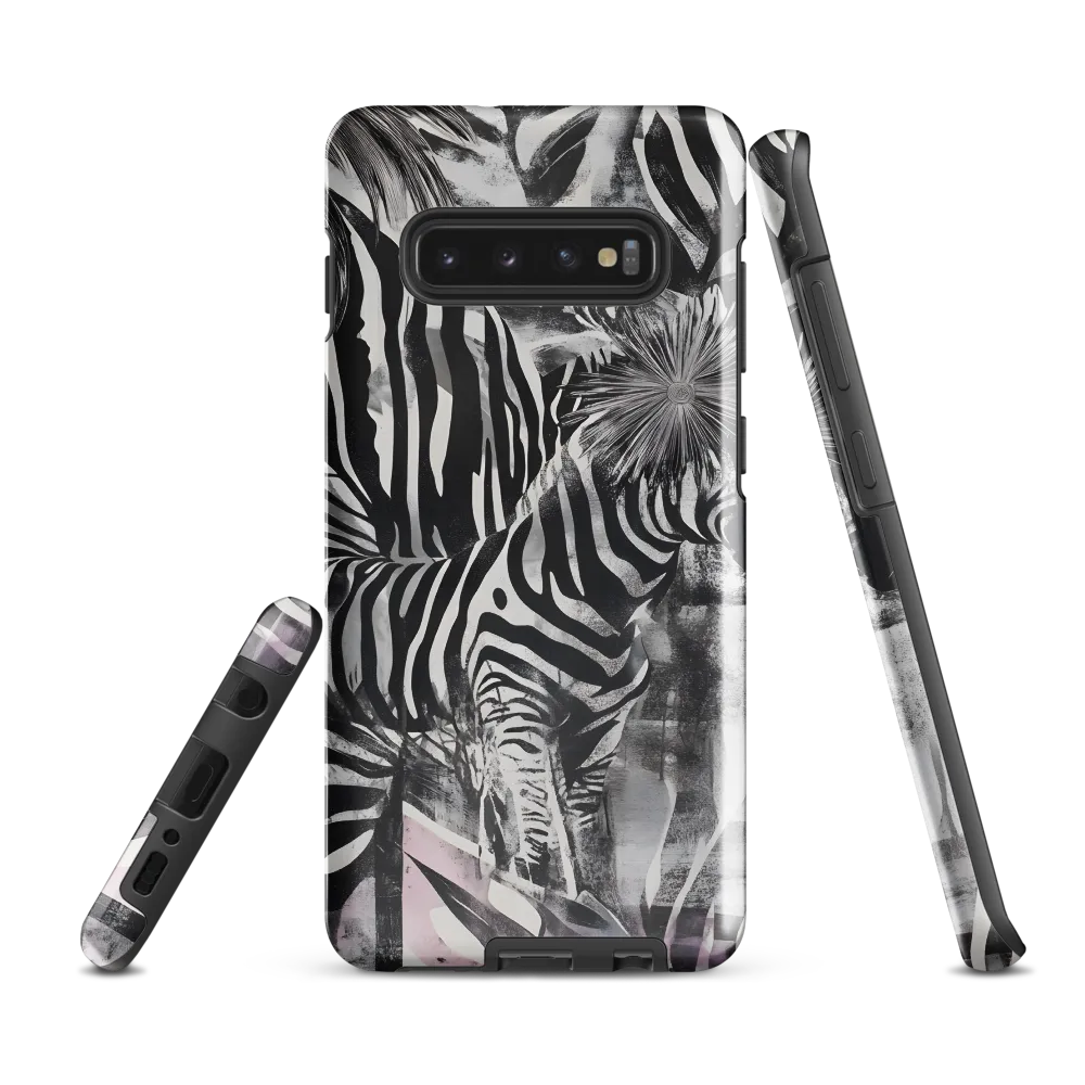 Zebra in the Jungle of Illusions | Phone Case |  S10 Plus | Tough Case | Glossy