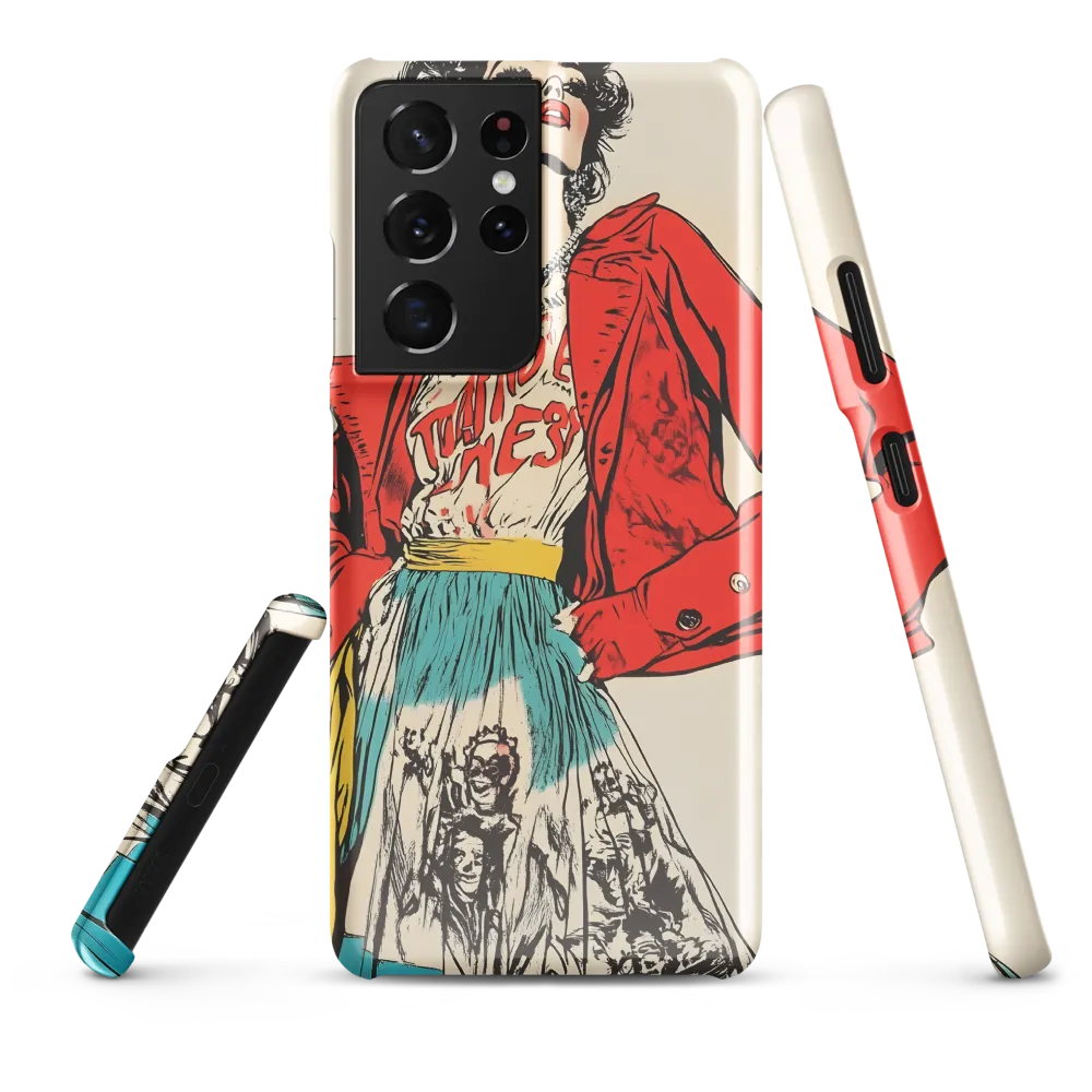 Vibrant Elegance: A Pop Art Fashion Statement