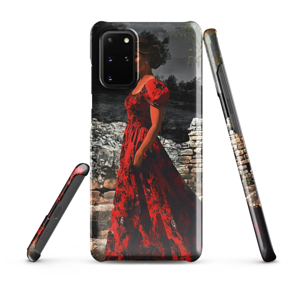 Elegance in Red | Phone Case |  S20 Plus | Snap Case | Glossy