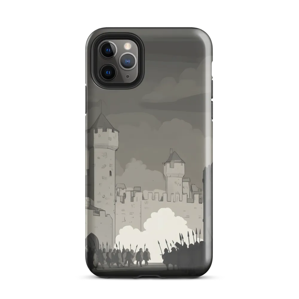 March of Valor: A Medieval Assembly | Phone Case |  11 Pro Max | Tough Case | Glossy