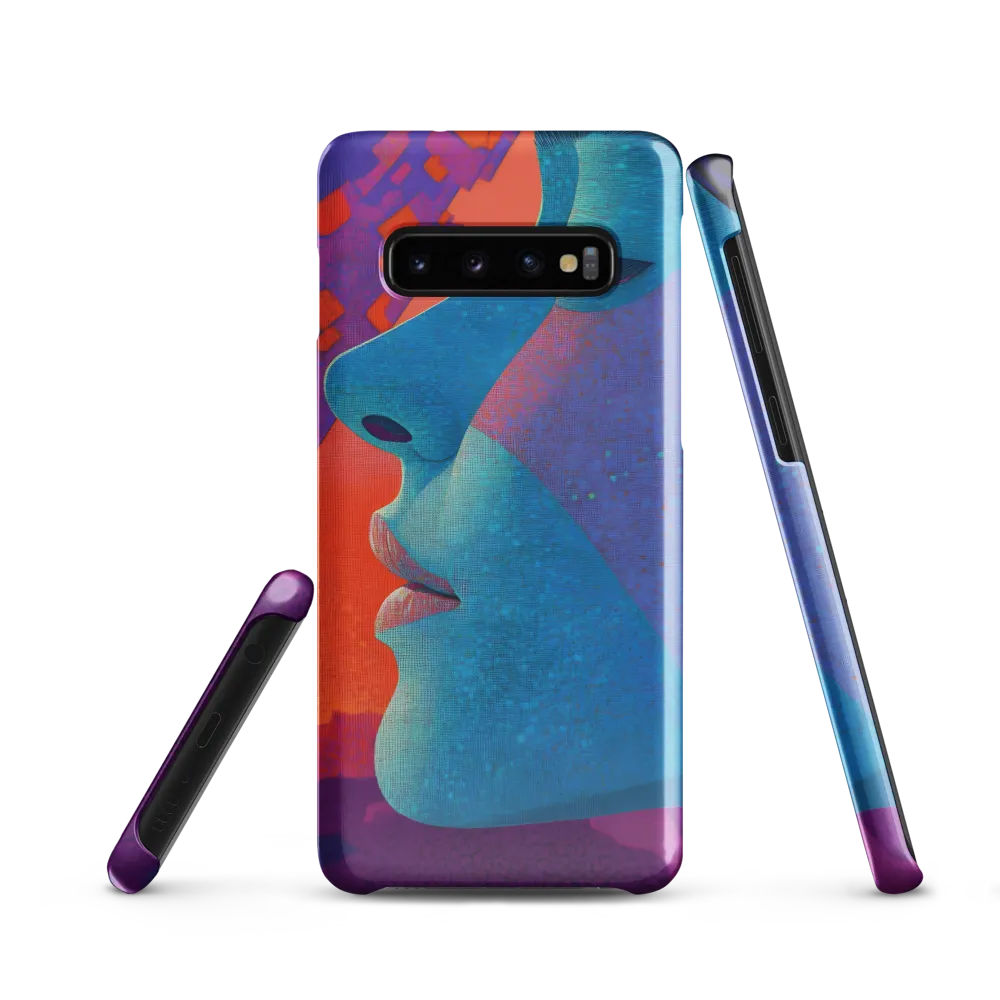 Cyan Profile with Magenta Mosaic