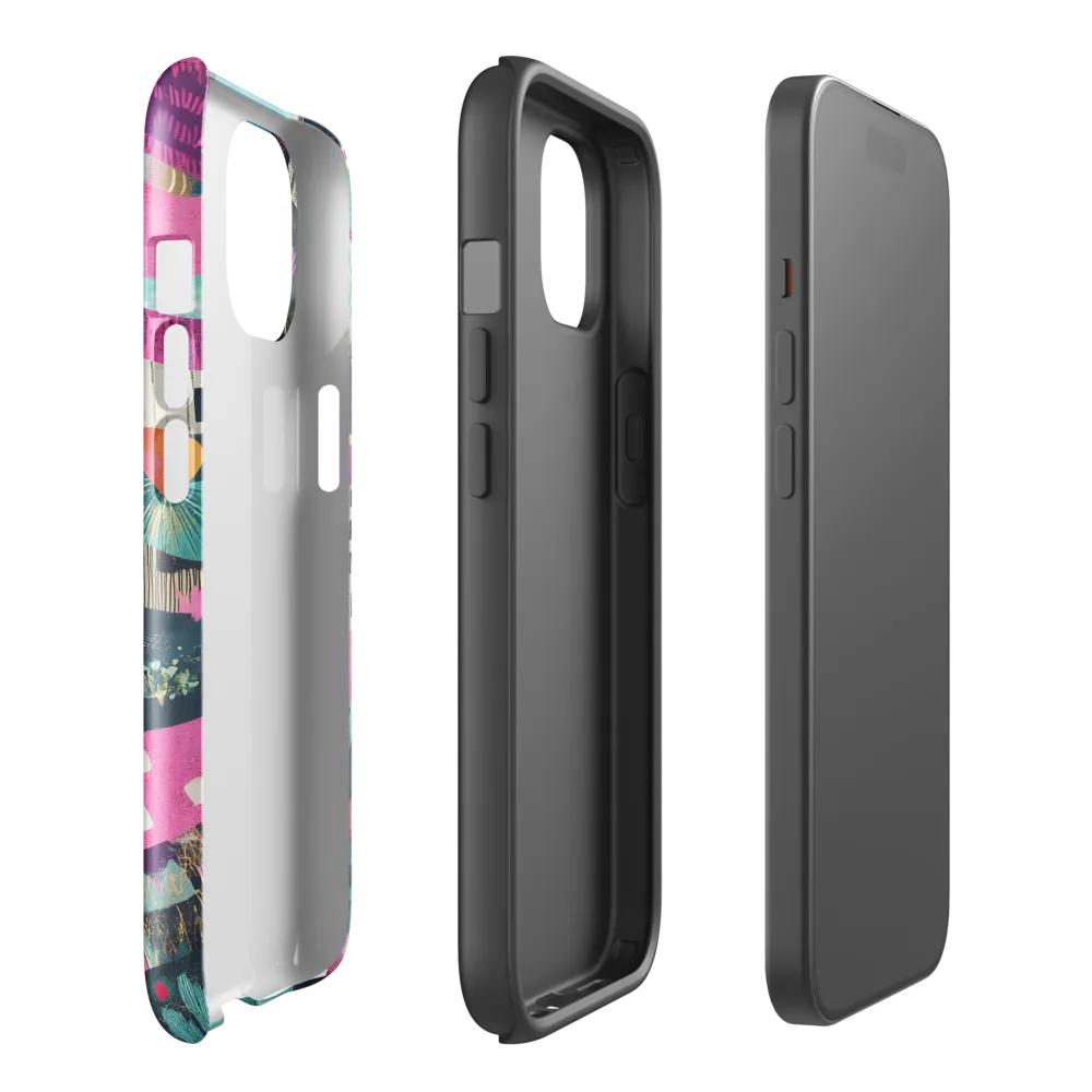 Whimsical Journey Through a Vibrant Landscape | Phone Case |  15 | Tough Case | Glossy