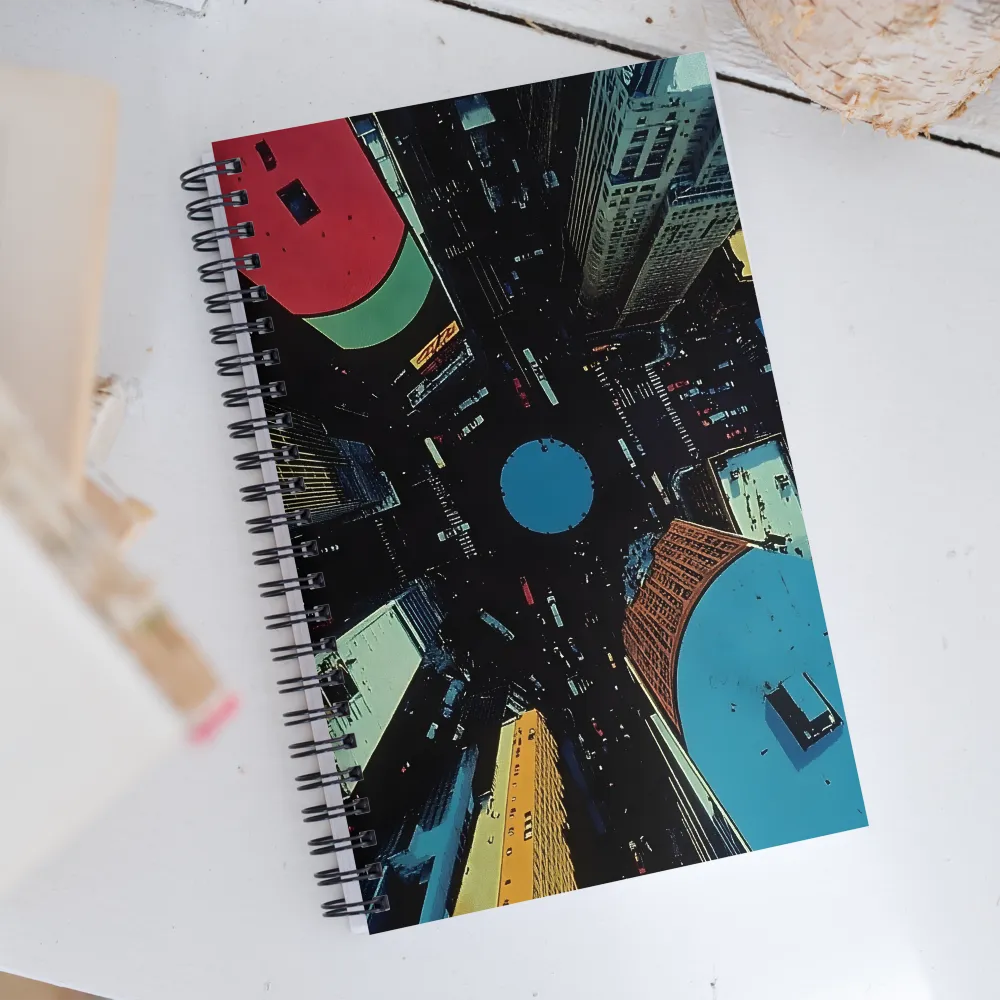 Vibrant Urban Symphony | Spiral Notebook