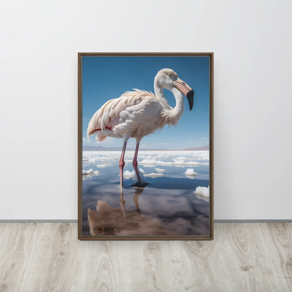 Graceful Solitude of a Flamingo