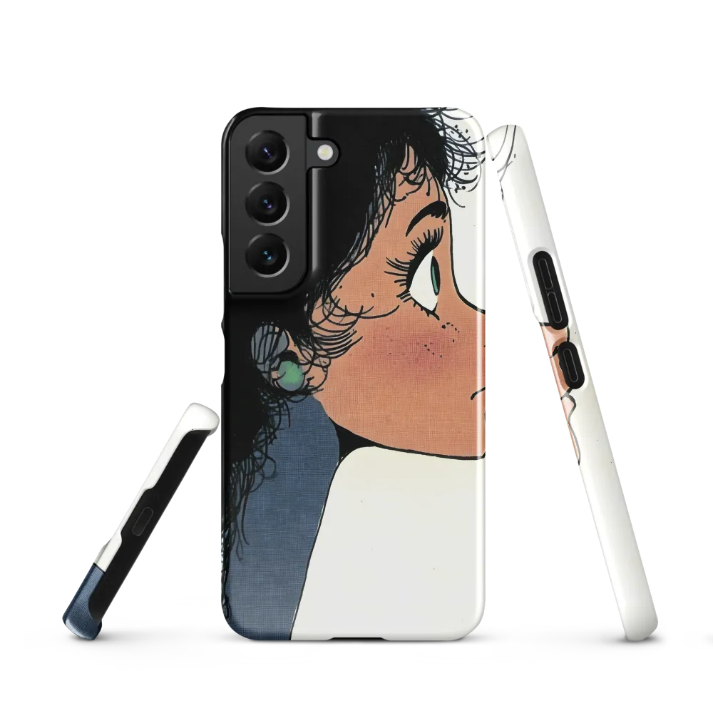 Whispers of Contemplation | Phone Case |  S22 | Snap Case | Glossy