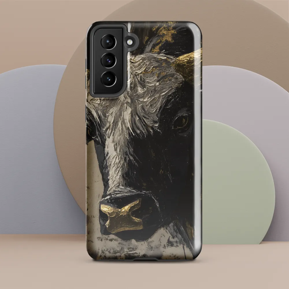 Majestic Bull: The Power in Black and Gold