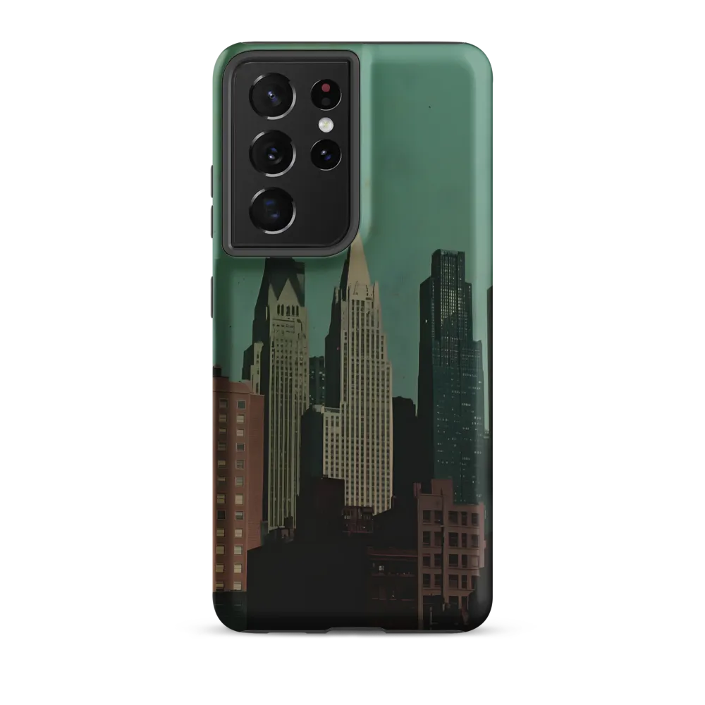 Urban Nostalgia: A Retro Cityscape