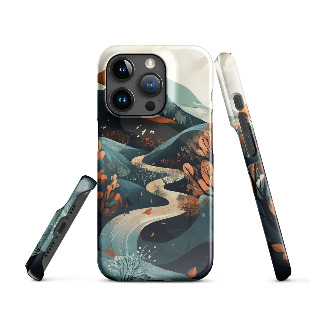 Whispers of Autumn: A Serene Journey | Phone Case |  15 Pro | Snap Case | Glossy