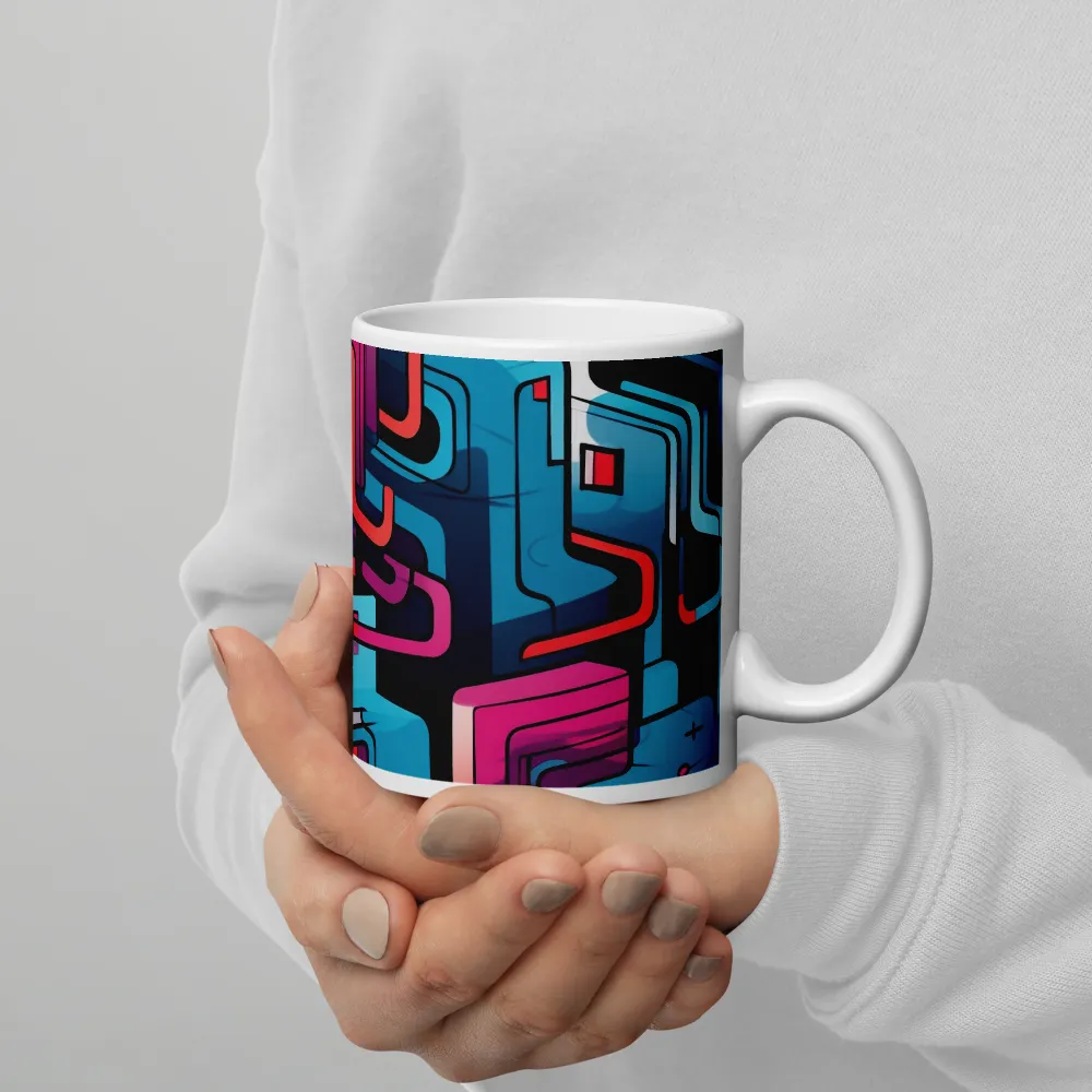 Dynamic Geometry: A Colorful Interplay | Mugs | Multiple Sizes & Colors