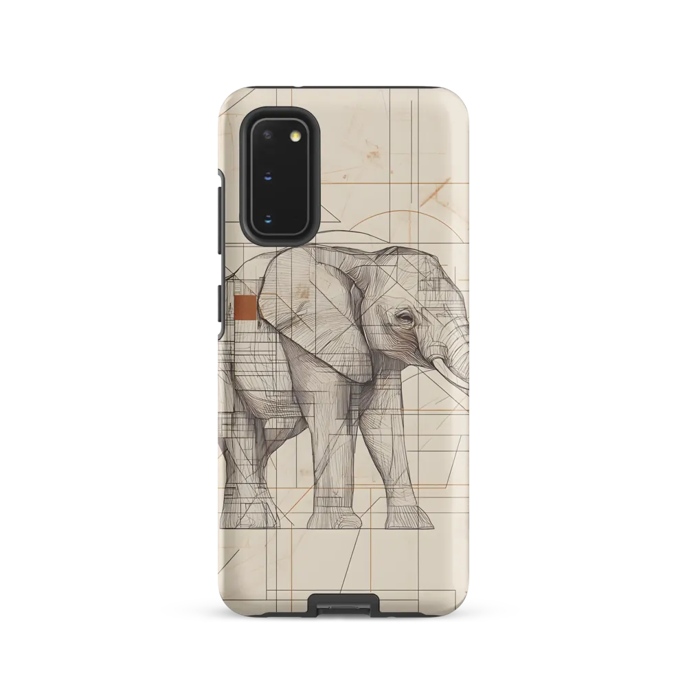 Geometric Elegance: The Steel Elephant