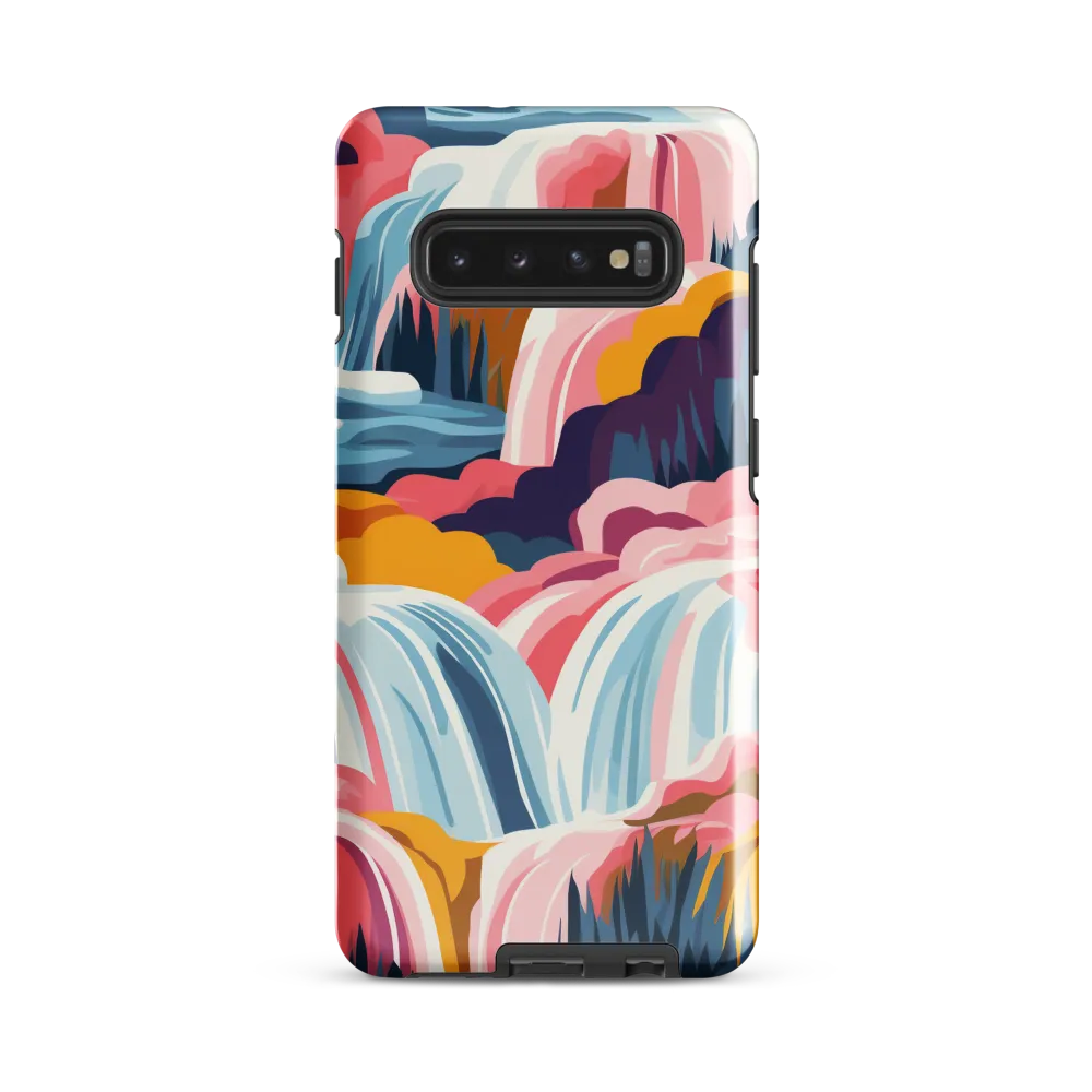 Cascades of Colorful Serenity | Phone Case |  S10 Plus | Tough Case | Glossy