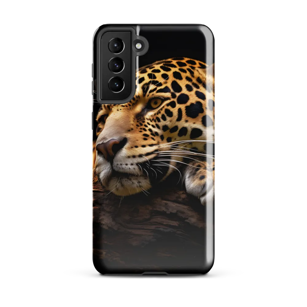 Tranquil Majesty: The Resting Leopard
