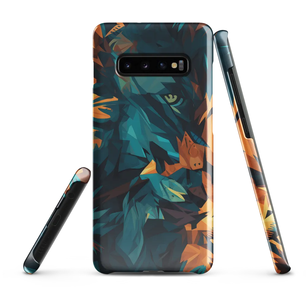 Wild Fusion: The Abstract Wolf | Phone Case |  S10 Plus | Snap Case | Glossy