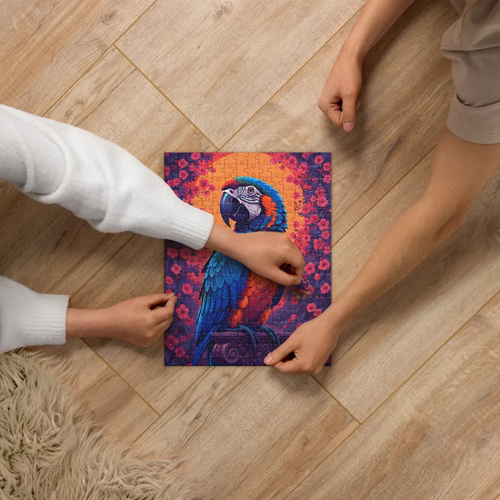 Sunset Macaw 
 Jigsaw Puzzle