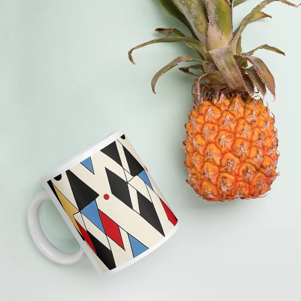 Dynamic Geometric Symphony | Mugs | Multiple Sizes & Colors